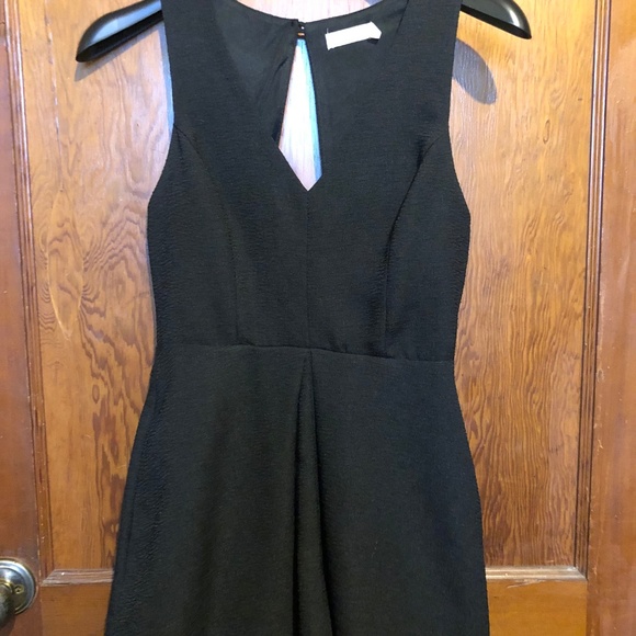 Black Jacquard Romper - cocktail attire - Picture 2 of 5